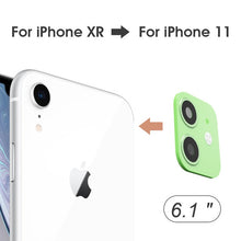 Load image into Gallery viewer, 3D Alumium Camera Lens Seconds Change for iPhone 11 Pro Max Lens Ring Cover Sticker For iPhone X R XS MAX Rear Protective Cover